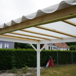 Installation de pergola en PVC Bailleul